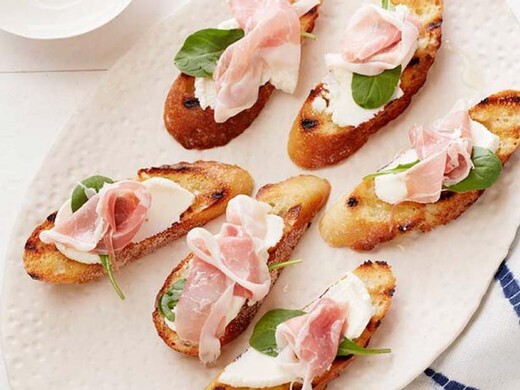 Bruschetta with Prosciutto, Ricotta and Arugula… | Vina Robles Winery