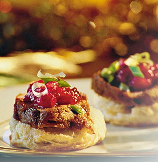 BBQ Pork Towers with Thyme-Mustard Recipe | Vina Robles Winery