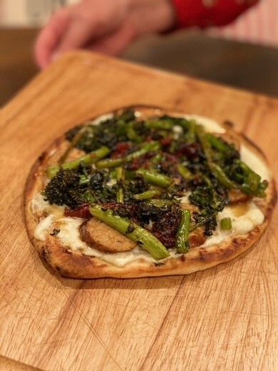 Grilled Sausage Flatbreads Recipe | Vina Robles Winery