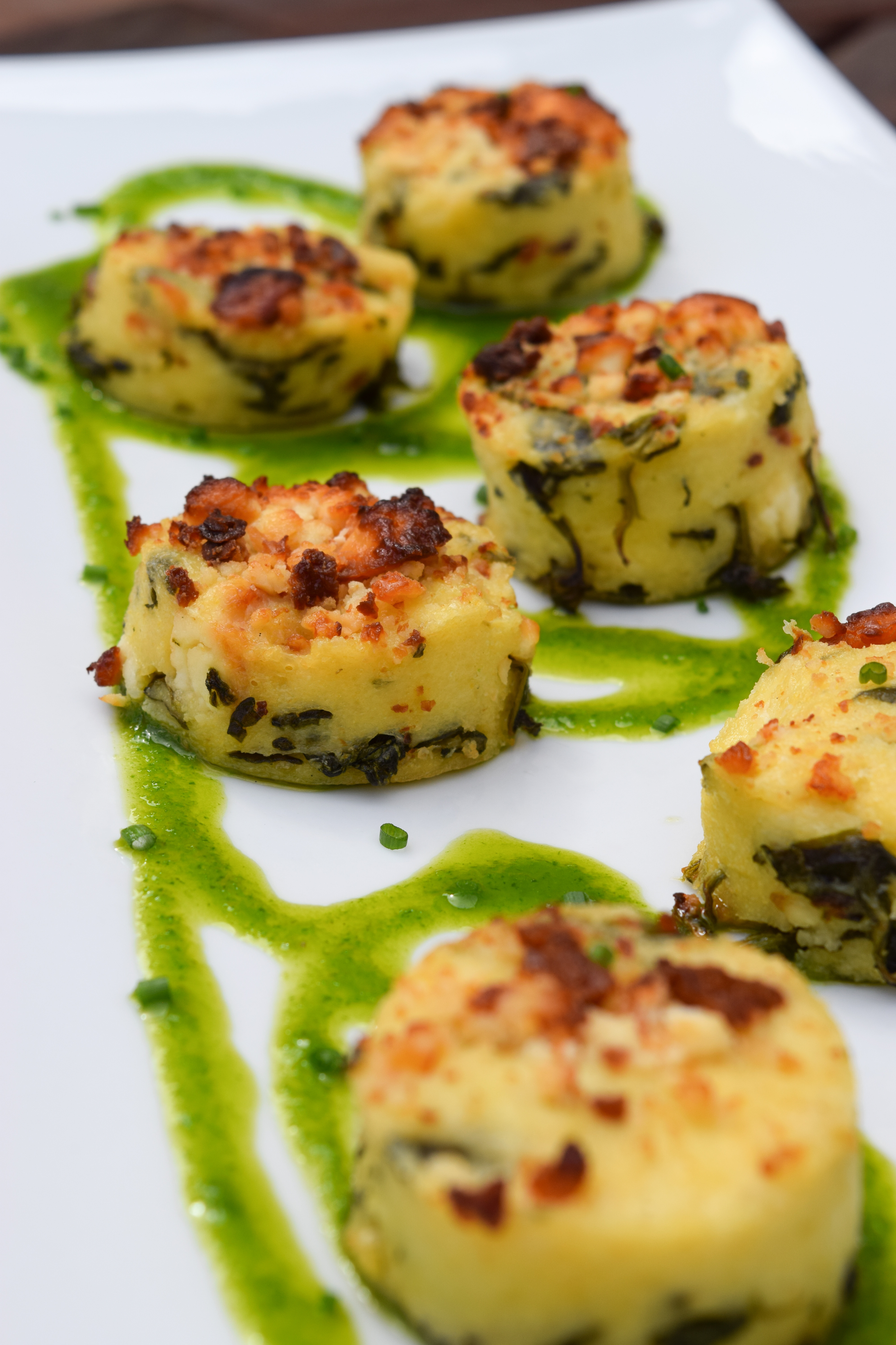 Roasted Goat Cheese Polenta Cake Recipe | Vina Robles Winery